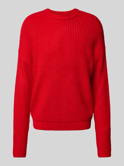 REVIEW Gebreide pullover met ronde hals Rood - 1