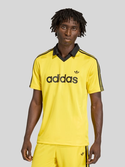 adidas Originals regular fit T-shirt met logoprint Geel - 4