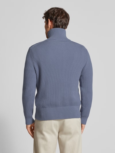 Drykorn Gebreide pullover met schipperskraag, model 'MANUELO' Blauw - 5