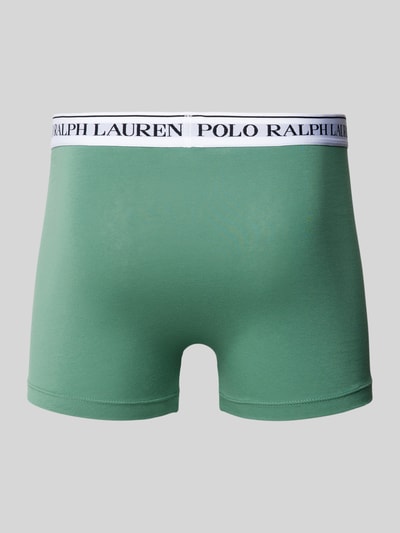 Polo Ralph Lauren Underwear Boxershort met band met label in een set van 3 stuks Donkerrood - 3