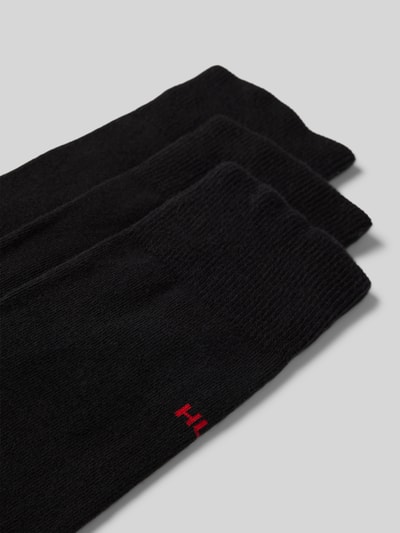 HUGO Socken mit Label-Stitching im 3er-Pack Black 2