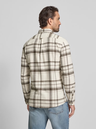 Lindbergh Vrijetijdsoverhemd met knoopsluiting Offwhite - 5