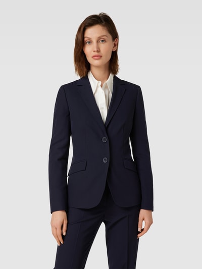 Jake*s Collection Blazer in effen design Marineblauw - 4