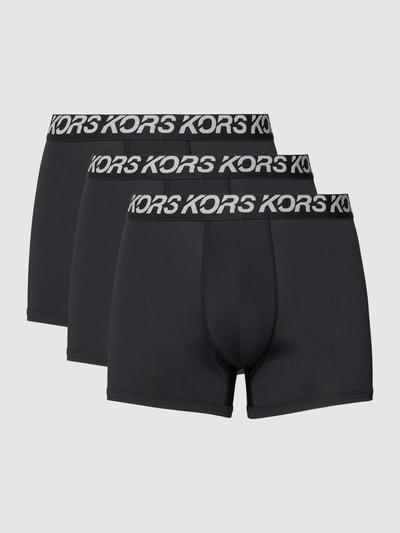 MICHAEL Michael Kors Obcisłe bokserki z elastycznym paskiem z logo w zestawie 3 szt. model ‘SPORT’ Czarny 2