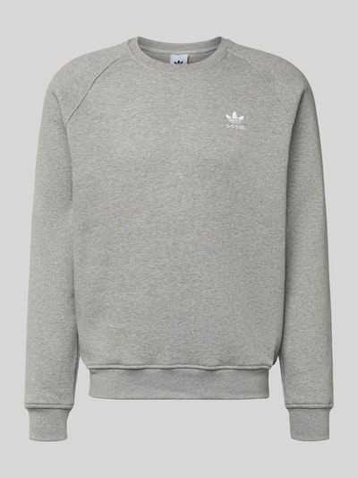 adidas Originals Sweatshirt met ribboorden Lichtgrijs gemêleerd - 2