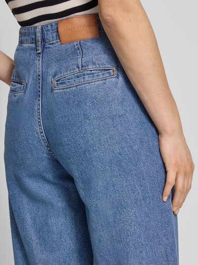 Marc O'Polo Wide Leg Jeans aus Lyocell-Baumwoll-Mix Blau Melange 3