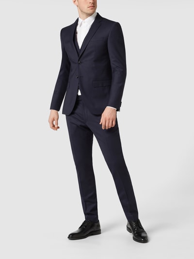 JOOP! Collection Extra Slim Fit 2-Knopf-Sakko aus Wolle Modell 'Damon' Marineblau 1