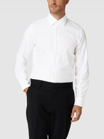 BOSS Casual Fit Business-Hemd mit Kentkragen Modell 'kent' Weiss 4