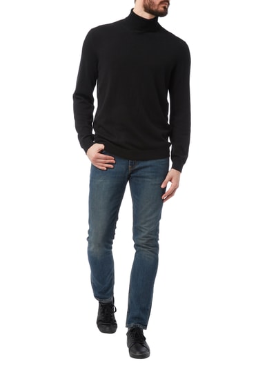 MCNEAL Rollkragen-Pullover aus Woll-Kaschmir-Mix Schwarz 1