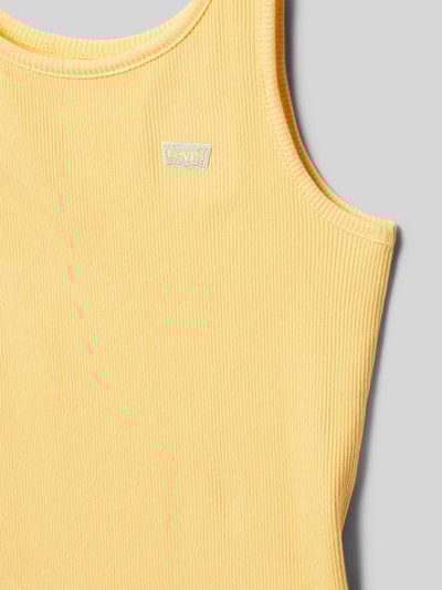 Levi’s® Kids Trägertop in Ripp-Optik mit Label-Stitching Hellgelb 2
