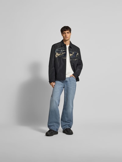 Diesel Jacke mit Reißverschluss Black 1