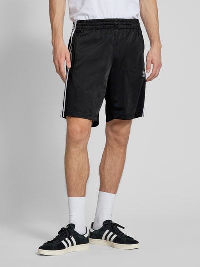 adidas Originals Szorty treningowe o kroju regular fit z wyhaftowanym logo model ‘FBIRD’ Czarny 4