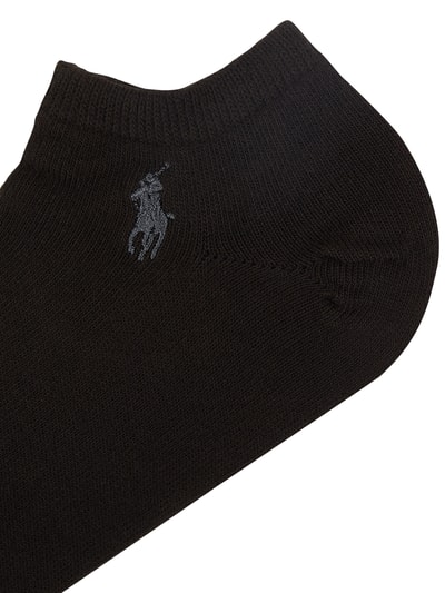 Polo Ralph Lauren Underwear Skarpetki stopki z elastycznej mieszanki bawełny w zestawie 3 szt. Czarny 3