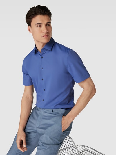 Jake*s Business-Hemd mit 1/2-Ärmeln Jeansblau 3