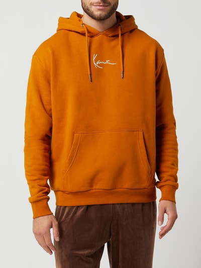 KARL KANI Hoodie met logo Cognac - 4