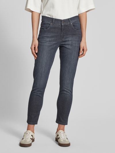 Angels Slim Fit Jeans mit verkürztem Schnitt Modell 'ORNELLA' Marine 4