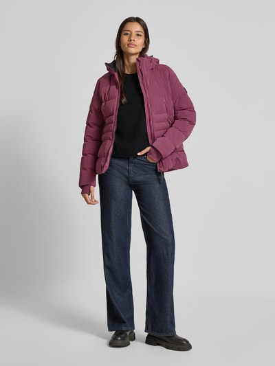 CARS JEANS Steppjacke mit Reißverschlusstaschen Modell 'MONYA' Pflaume 1