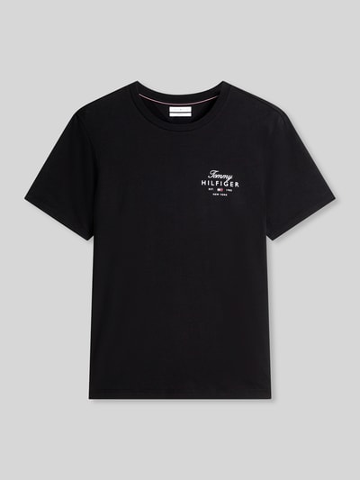 Tommy Hilfiger Regular Fit T-Shirt aus reiner Baumwolle Black 2