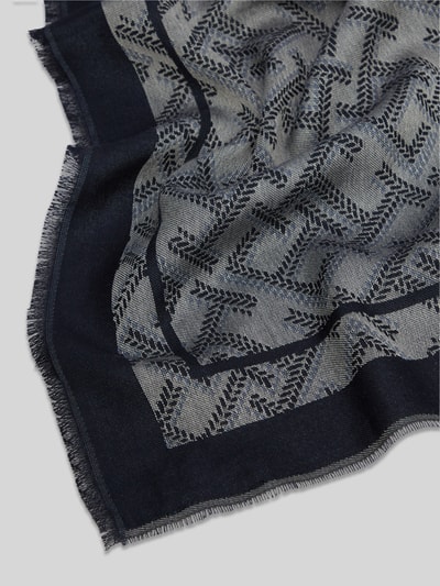 Tommy Hilfiger Schal aus Modal mit Allover-Logo-Print Marine 3