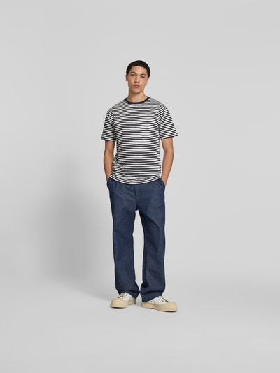 Closed T-Shirt mit Rundhalsausschnitt Dunkelblau 1