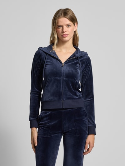 Juicy Couture Sweatjacke mit Kapuze Modell 'ROBERTSON' Dunkelblau 4