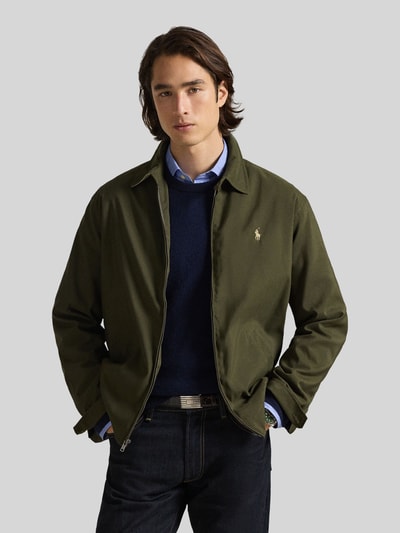 Polo Ralph Lauren Regular Fit Blouson mit Logo-Stitching Dunkelgruen 4