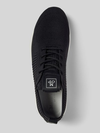 Marc O'Polo Lage sneakers met elastische bandjes Zwart - 3