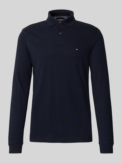 Tommy Hilfiger Regular Fit Poloshirt aus Baumwoll-Mix Marine 2