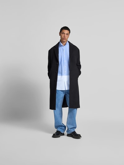 VETEMENTS Relaxed Fit Freizeithemd mit Brusttasche Hellblau 1