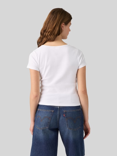 Levi's® Slim fit t-shirt van katoenmix Wit - 4