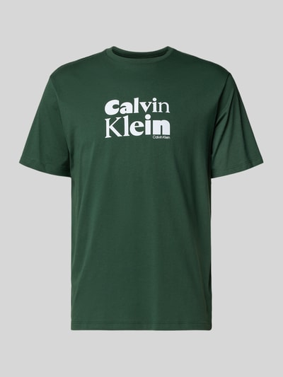 CK Calvin Klein T-Shirt mit Label-Print Lind 2