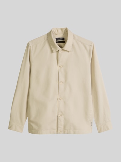 Marc O'Polo Regular Fit Overshirt mit seitlichen Eingrifftaschen Ecru 2