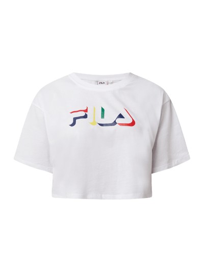 FILA Cropped T-Shirt aus Baumwolle Modell 'Boituva' Weiss 2