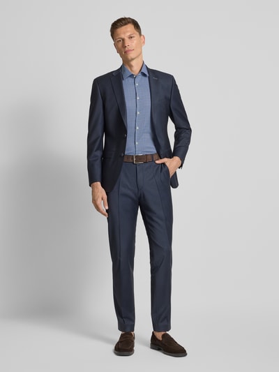Jake*s Slim Fit Business-Hemd mit 1/2-Arm Bleu 1