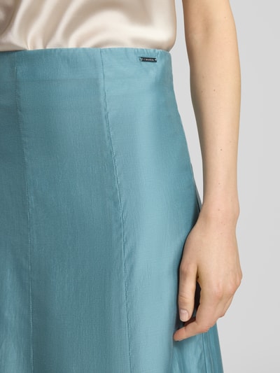 Calvin Klein Womenswear Ausgestellter Midi-Rock aus Lyocell-Mix Helltuerkis 3