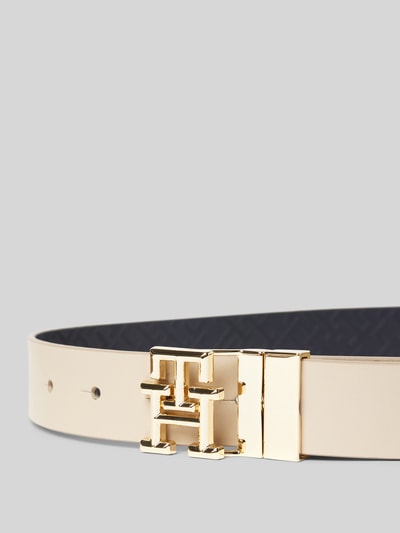 Tommy Hilfiger Riem met logo-applicatie, model 'TH LOGO REV 3.0' Beige - 2