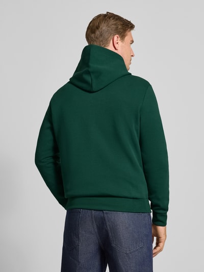 Polo Ralph Lauren Hoodie met labelstitching en kangoeroezak Donkergroen - 5