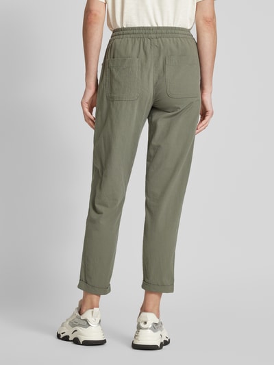 Soyaconcept Regular fit broek met opgestikte zakken, model 'Cissie' Rietgroen - 5