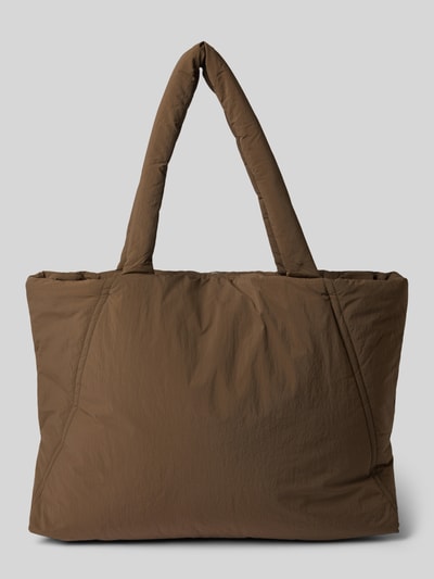 MSCH Copenhagen Shopper mit Label-Detail Modell 'SIRIA SASJA' Dunkelbraun 4