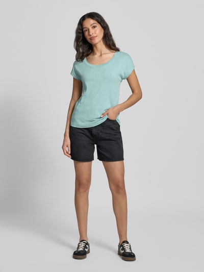 Marc O'Polo Regular Fit T-Shirt aus reiner Baumwolle Petrol 1