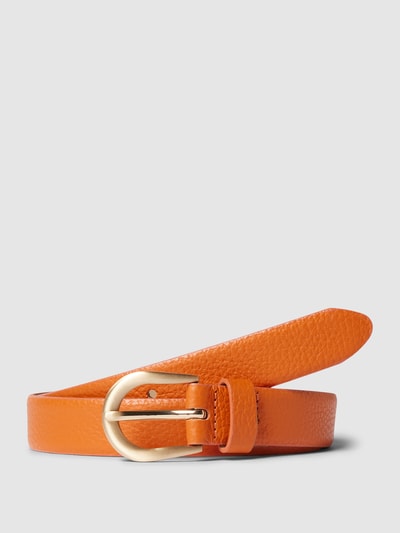 Weinmann Gürtel aus Leder mit Dornschließe Modell 'Adria' Orange 1