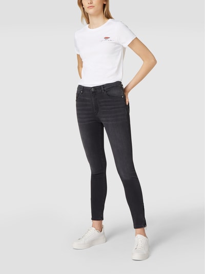 BOSS High Waist Jeans im Skinny Fit Dunkelgrau 1