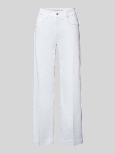 MAC Wide Leg Jeans im 5-Pocket-Design Weiss 2