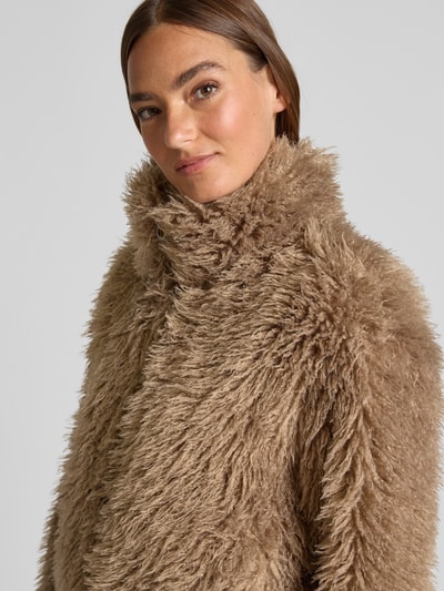 FREE/QUENT Jacke aus Kunstfell Modell 'Fine' Beige 3