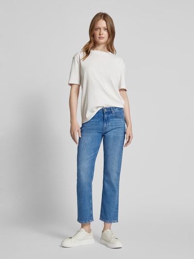 Marc O'Polo Regular Fit Jeans mit Baumwolle Modell 'LINDE' Hellblau Melange 1