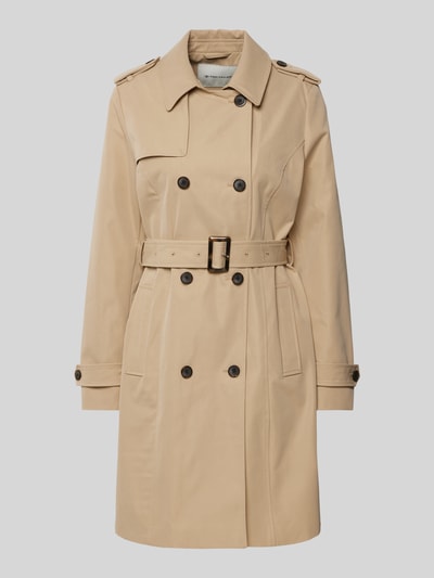 Tom Tailor Trenchcoat mit Bindegürtel Beige 2