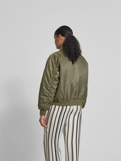 Anine Bing Bomberjacke mit Reißverschluss Khaki 5