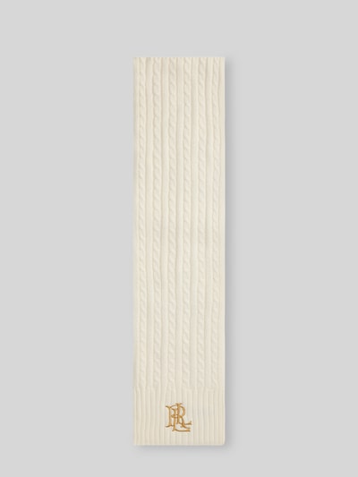 Lauren Ralph Lauren Schal mit Logo-Stitching Offwhite 3