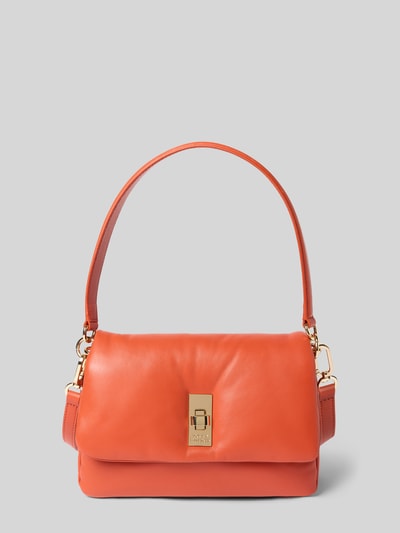 Tommy Hilfiger Torba na ramię ze skóry owczej nappa Terakotowy 2