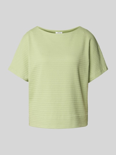 OPUS T-Shirt mit Rundhalsausschnitt Modell 'Suppi' Hellgruen 2